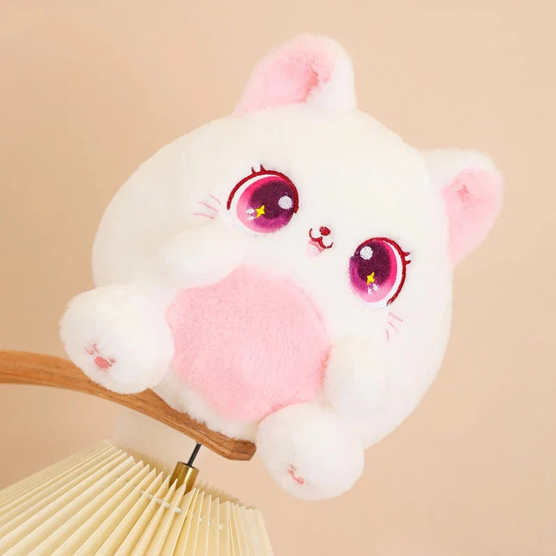 Rainbow Fluffy Cat Squad Ball Plushies-Kawaii Dream