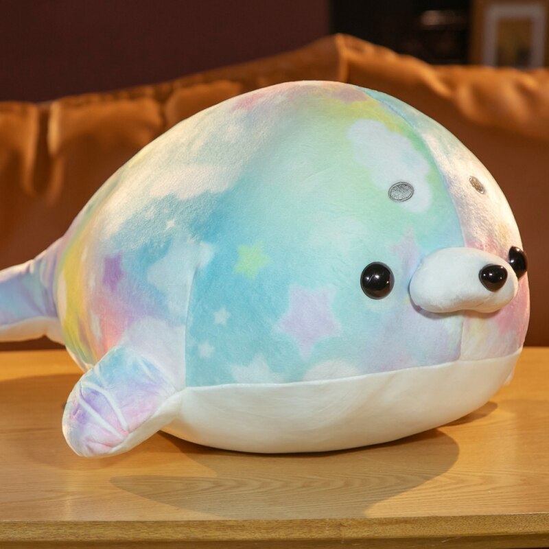 Rainbow Galaxy Seal Plushies-Kawaii Dream