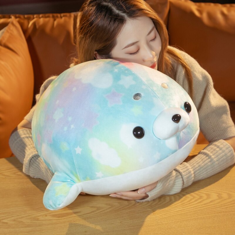 Rainbow Galaxy Seal Plushies-Kawaii Dream