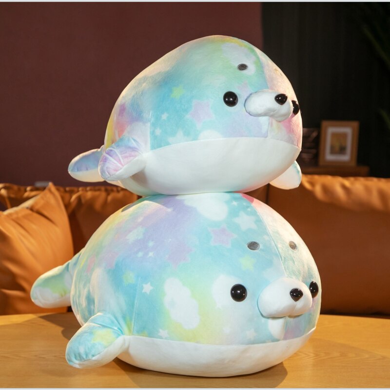Rainbow Galaxy Seal Plushies-Kawaii Dream
