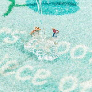 Rectangle Kawaii Floral Non-Slip Bathroom Mat-Kawaii Dream