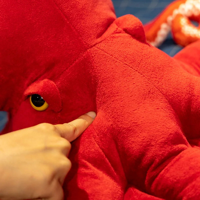 Red Life-like Octopus Plushie-Kawaii Dream
