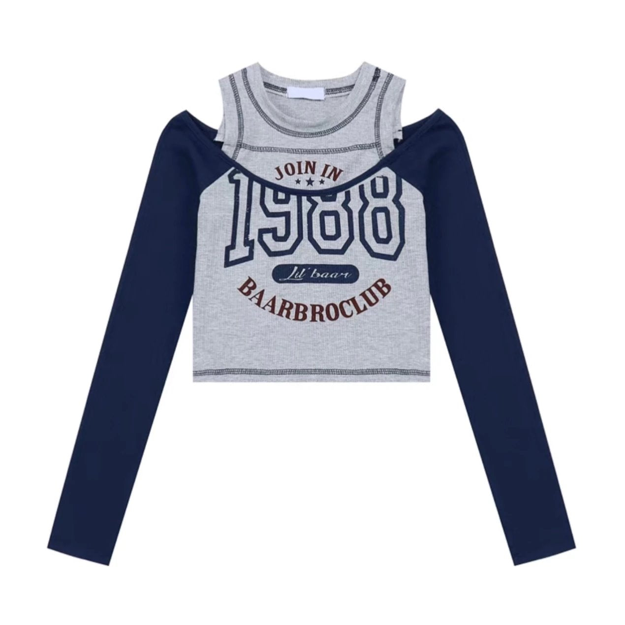 Retro 1988 Off The Shoulder Top-Kawaii Dream