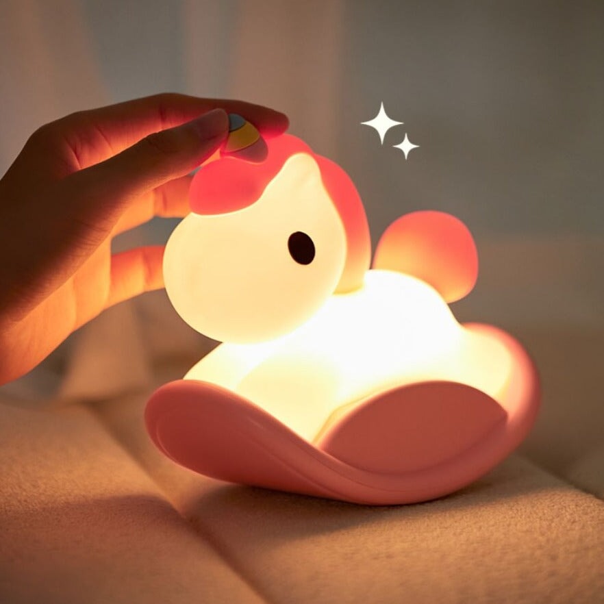 Rocking Unicorn LED Night Light-Kawaii Dream