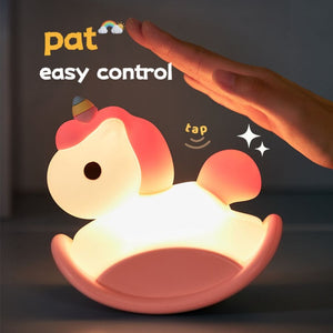 Rocking Unicorn LED Night Light-Kawaii Dream