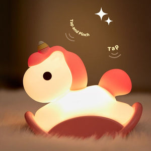 Rocking Unicorn LED Night Light-Kawaii Dream