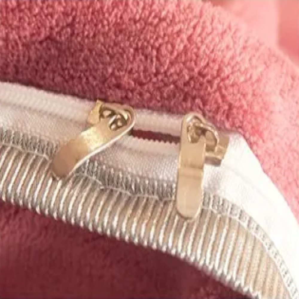 Rose Gray Pink Velvet 3 Pc Bedding Set-Kawaii Dream