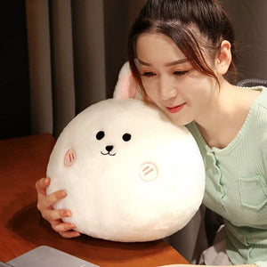 Round Cat Bunny Fox Pillow Plushie Collection-Kawaii Dream