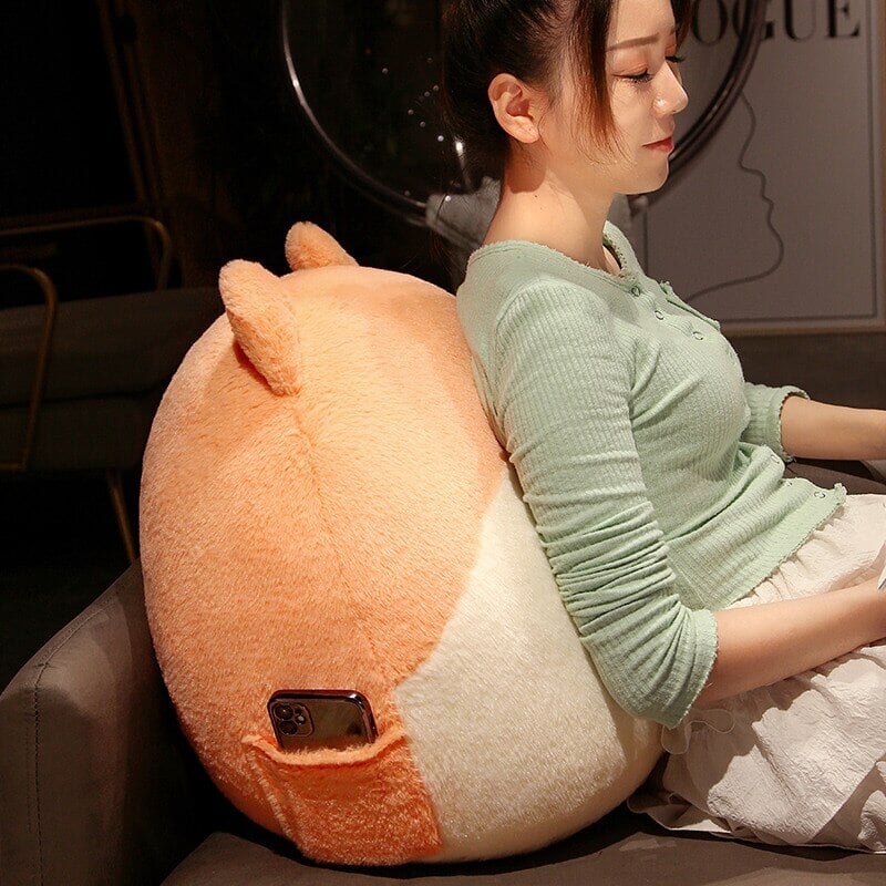 Round Cat Bunny Fox Pillow Plushie Collection-Kawaii Dream