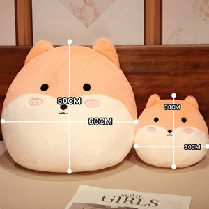 Round Cat Bunny Fox Pillow Plushie Collection-Kawaii Dream