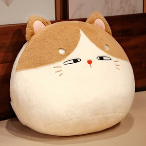 Round Cat Bunny Fox Pillow Plushie Collection-Kawaii Dream