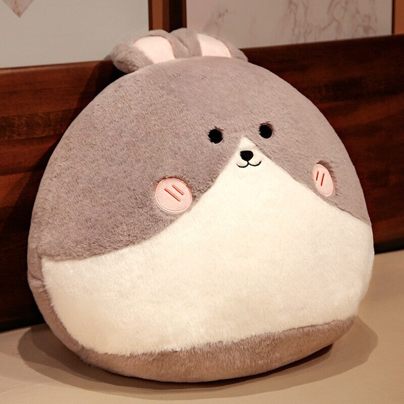 Round Cat Bunny Fox Pillow Plushie Collection-Kawaii Dream