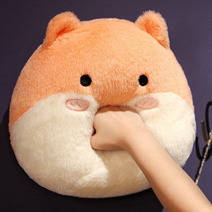 Round Cat Bunny Fox Pillow Plushie Collection-Kawaii Dream