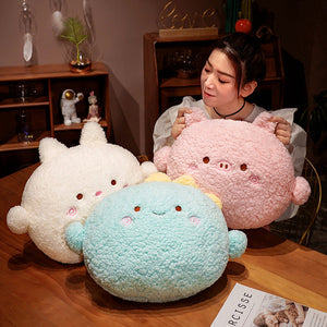 Round Fluffy Animal Pillow Plushie Collection-Kawaii Dream