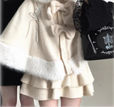 Kawaii Bunny Ears Bow Cloak Coat