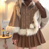 Sweet Lolita Plush Poncho Coat