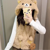 Kawaii Bear Ears Hooded Padded Vest