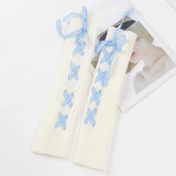 Knit Lolita Fingerless Arm Warmers & Leg Warmers