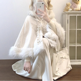 Sweet Lolita Plush Poncho Coat