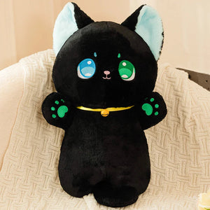Sailor Moon Fluffy Black White Cat Plushies-Kawaii Dream