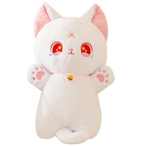 Sailor Moon Fluffy Black White Cat Plushies-Kawaii Dream