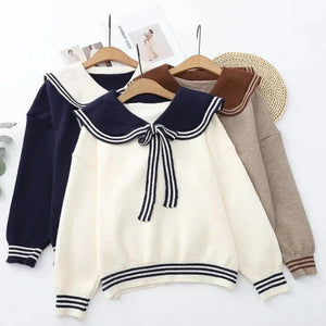 Sailor Moon Inspired Collar Long Sleeve Cardigan-Kawaii Dream