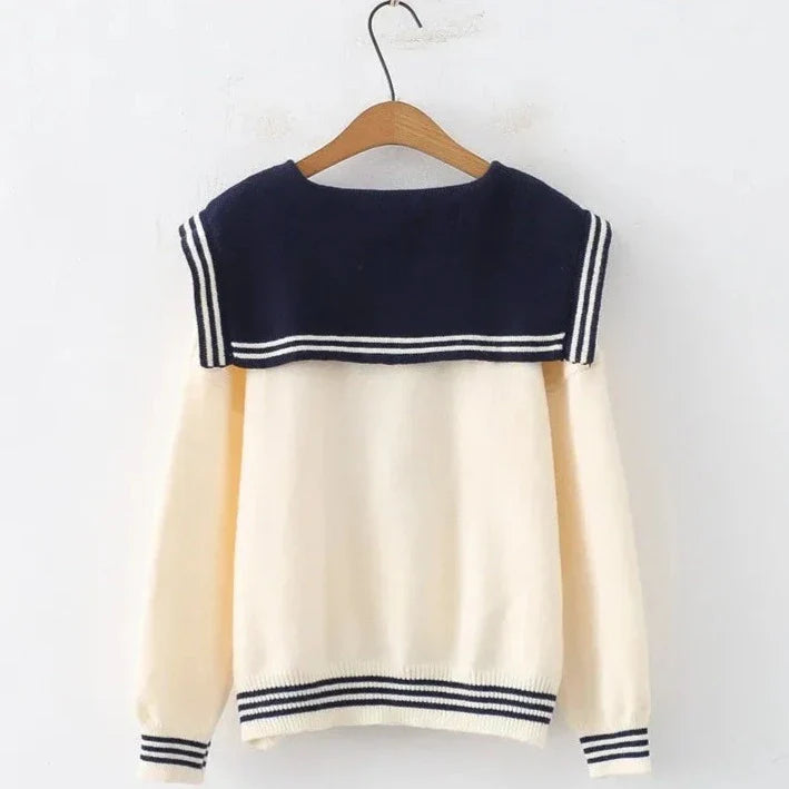 Sailor Moon Inspired Collar Long Sleeve Cardigan-Kawaii Dream