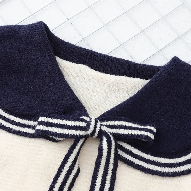 Sailor Moon Inspired Collar Long Sleeve Cardigan-Kawaii Dream