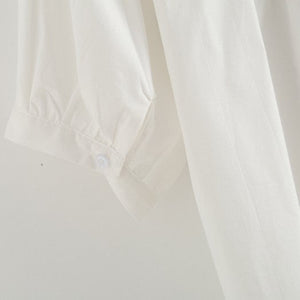 Sailor Moon Inspired Collar White Blue College Shirt Tie Women's Top-Kawaii Dream
