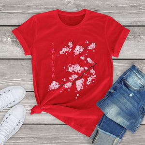Sakura Cherry Blossom Tee-Kawaii Dream