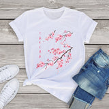 Sakura Cherry Blossom Tee-Kawaii Dream