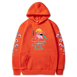 Sakura Flamingo Sunset Unisex Hoodie-Kawaii Dream
