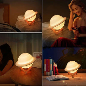 Saturn Table Lamp-Kawaii Dream