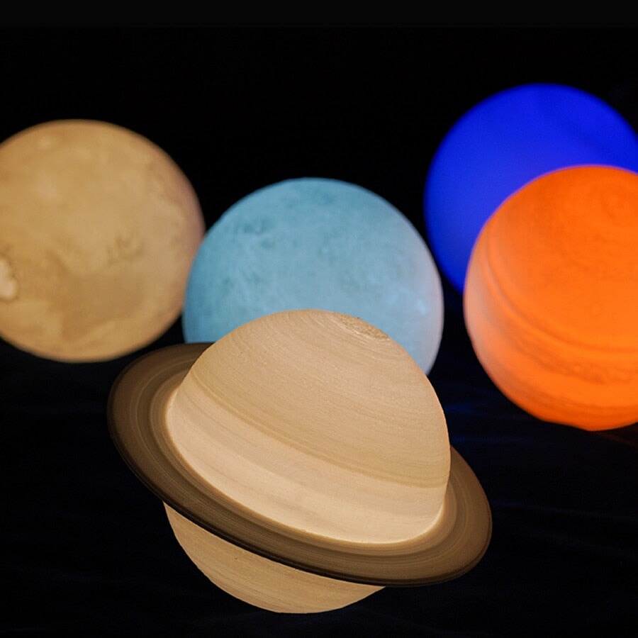 Saturn Table Lamp-Kawaii Dream