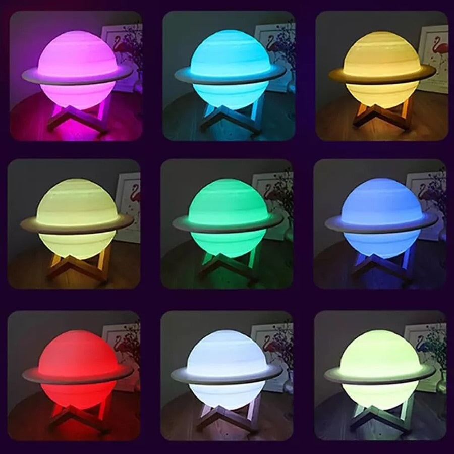 Saturn Table Lamp-Kawaii Dream