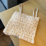 Floral Spaghetti Strap Camisole Built-In Bra