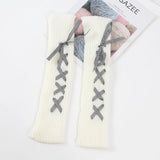 Knit Lolita Fingerless Arm Warmers & Leg Warmers