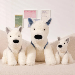 Schnauzer Dog With Shark Bag Plush-Kawaii Dream