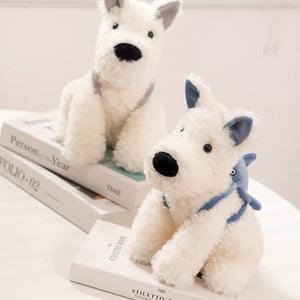 Schnauzer Dog With Shark Bag Plush-Kawaii Dream