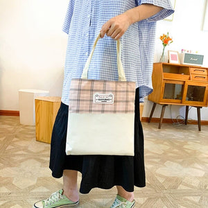 Set of 5 Kawaii Plaid Backpack Bag Collection-Kawaii Dream