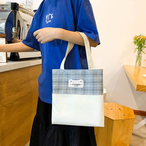 Set of 5 Kawaii Plaid Backpack Bag Collection-Kawaii Dream