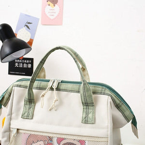 Set of 5 Kawaii Plaid Backpack Bag Collection-Kawaii Dream