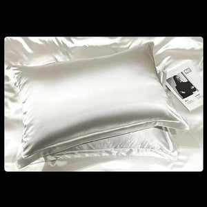 Shades of Pink Mulberry Silk Bedding Set-Kawaii Dream