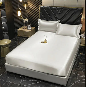 Shades of Purple Mulberry Silk Bedding Set-Kawaii Dream