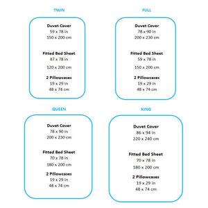 Shades of Purple Mulberry Silk Bedding Set-Kawaii Dream