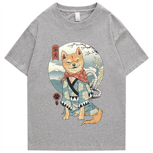 Shiba Inu in Kimono Tee-Kawaii Dream