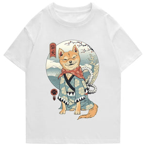 Shiba Inu in Kimono Tee-Kawaii Dream