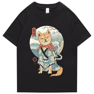 Shiba Inu in Kimono Tee-Kawaii Dream