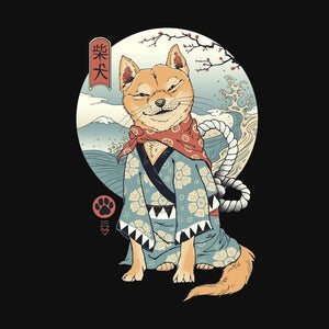 Shiba Inu in Kimono Tee-Kawaii Dream