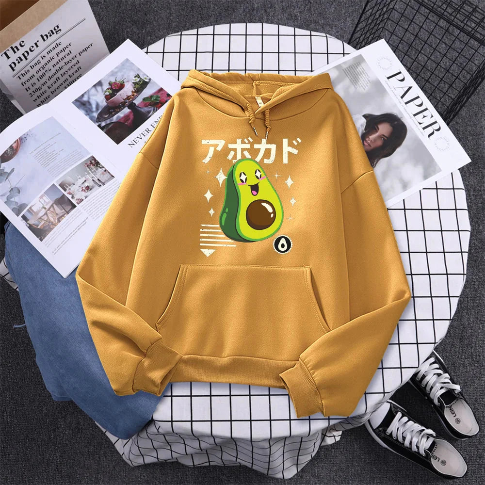 Shikako the Happy Avocado Hoodie-Kawaii Dream